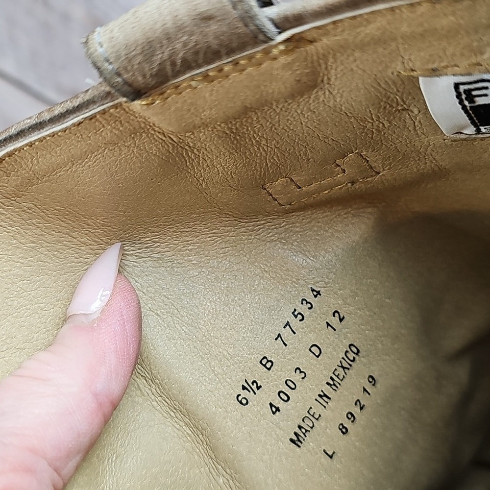 FRYE PAIGE TAUPE LEATHER TALL RIDING BOOTS - Picture 15 of 15
